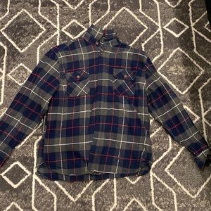 Blue red flannel